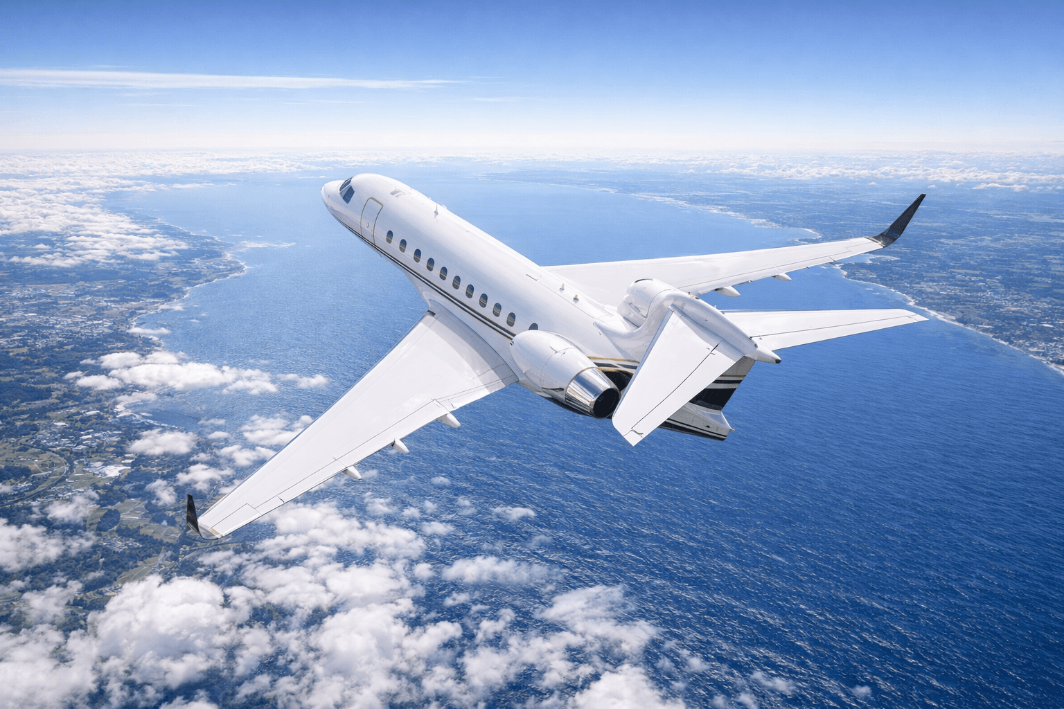 Europe to US Private Jet